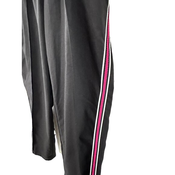 🌸3/$15🌸Small SJB Black with Pink Stripe Athletic Pants Capri Length - Picture 2 of 8
